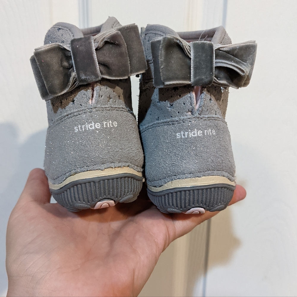 BNWOT Stride Rite toddler girls Angie boots